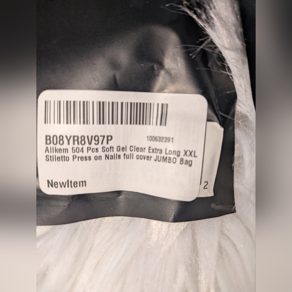 Allkem Luxury Nails Soft Gel XXL Stiletto Nails 2 Bags Of 504 Pieces 12 Sizes - Picture 4 of 9
